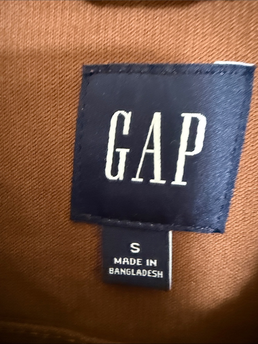 GAP Women's Rust Brown Corduroy Trucker Jacket - Picture 3 of 5